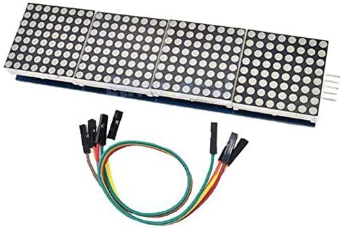 Refaxi MAX7219 Dot Matrix Module LED Matrix Display Microcontroller Module Control DIY Kit