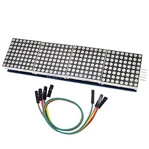 Refaxi MAX7219 Dot Matrix Module LED Matrix Display Microcontroller Module Control DIY Kit