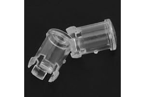 TOHOYARD 100Pcs LED Lamp Socket, 5mm Clear Light-Emitting Diode Holder Clip for Bezel Mount Panel Display, Transparent Lamp Light Caps Protective Cover