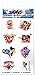 DC Superhero Girls Tattoos (8 Pack) Birthday Party Supplies