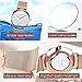 AESOP Women's Watches Rose Gold,Thin Watches for Women,Ladies Watch Black and Gold,reloj para mujer,Womans Watch Simple Casual Wrist Watches Big Lady Watch,Stainless steel Waterproof Minimalist Watch