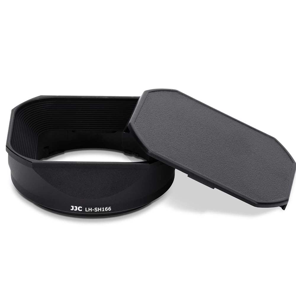 JJC Square Lens Hood with Cap for Sony FE 24mm f/2.8 G Lens & Sony FE 40mm f/2.5 G Lens & Sony FE 50mm f/2.5 G Lens - Replace Sony ALC-SH166, ALC-SH165 lens hood