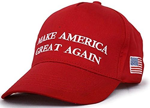 Cotton Baseball Cap Make America Great Again Trump Hat Adjustable Red