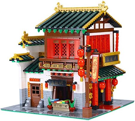 XINGBAO Creative Chinese Style 01001 The Chinese Silk and Satin Store Set Educational Building Blocks Bricks Toys Model (2787 Piece)