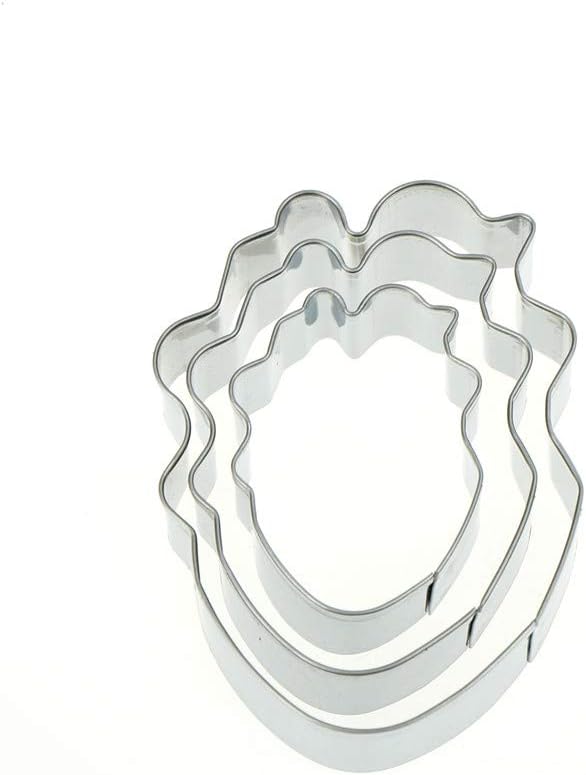 ADFEN 3Pcs Parrot Tulip Petal Flower Cookie Cutter Fondant Cake Decorating Baking Tool
