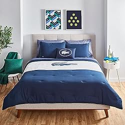 Lacoste Crew 4-Piece Comforter Set, 100% Cotton