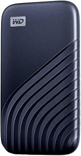 WD My Passport SSD 2TB Portable External SSD Midnight Blue USB 3.2 Gen-2 view 9