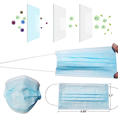 Raytex Dust Allergy Flu MasksNelsonCertified50/bx 3Ply Superior