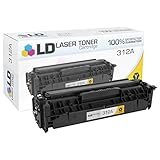 LD © Compatible Replacement for HP CF382A / 312A Yellow Laser Toner Cartridge for use in HP Color LaserJet Pro MFP M476dn, M476dw, and M476nw Printers