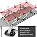 FLAMROSE Patented Camping Cots Sturdy Folding Outdoor Cot – 26 Powered Steels 10 Support Point – Weight Capacity 400lbs – Includes Free Pillow, Storage Bag