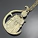 Q&Q Fashion Gold Plated Vintage Ornate 3D Owl Moon Watch Clock Hand Gear Cog Steampunk Chain Fancy Dress Necklace