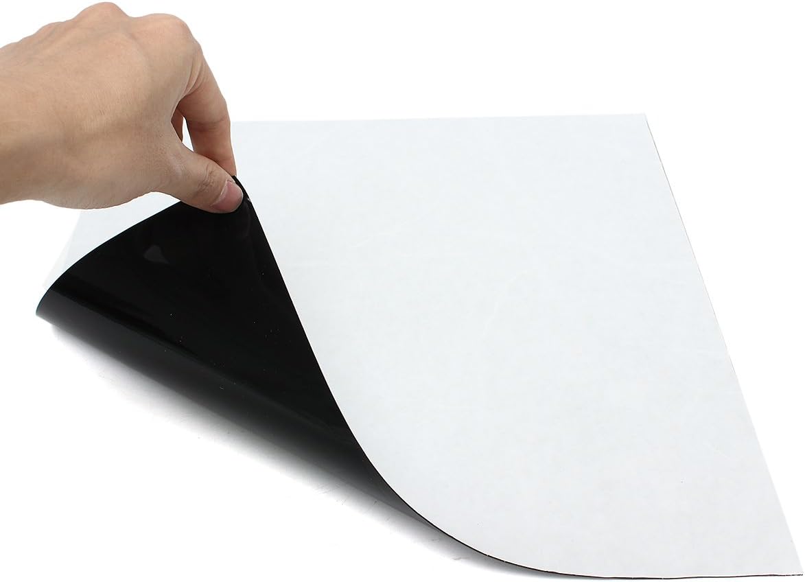 300x300x0.6mm Black Silicone Rubber Sheet Self Adhesive Pad High