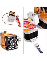MK8 Extrusora, impresora 3d extruders Hotend Kit 0,2 0,3 0,4 0.5 yard boquilla cabezal de impresión para MakerBot Prusa i3 Reprap 3d impresora filamento soportado