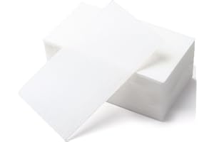 BEIQIYA 100pcs Perm Paper for Hair, Breathable End Papers for Hair Perm, Disposable Heat-Resistant Professional Hair Salon Home Hair Curling Papers for Thin Thick Short Long Hair- White