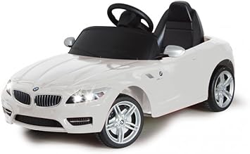 white bmw ride on car