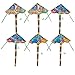 Kite Easy Flyer, Dinosaur Birthday Party Favors (3 Designs, 36 x 19.5 In, 6-Pack)