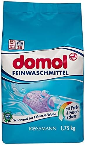 Domol Feinwaschmittel Pulver 35 Wl 35 Wl 1 75 Kg Aktiv Ab C Mit Farb Faserschutz Schonend Fur Feines Wolle Amazon De Drogerie Korperpflege