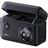 llano NP-W126 NP-W126S Batteries and 4-in-1 Battery Charger for fujifilm X100VI X100V XM5 XT50 XT30 XT30 II XE4/5, 20W Fast Charging, USB 3.2 Card Reader, SD Card Storage (Charger)