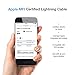 [Apple MFI Certified] 10ft Lightning Cable by UltimateBundle, iPhone Charger, Most Durable USB Charging Cord Ever Made for iPhone X/8/8 Plus/7/6s/6/iPad (White)