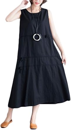 casual cotton midi dress