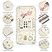 Harley Jam Travel Jewelry Organizer for Rings, Necklaces, Bracelets, Earrings, Tangle-Free, Travel Earring Organizer for Women’s Accessories, Foldable, Small Zip Bag, Holographic Iridescent Colors