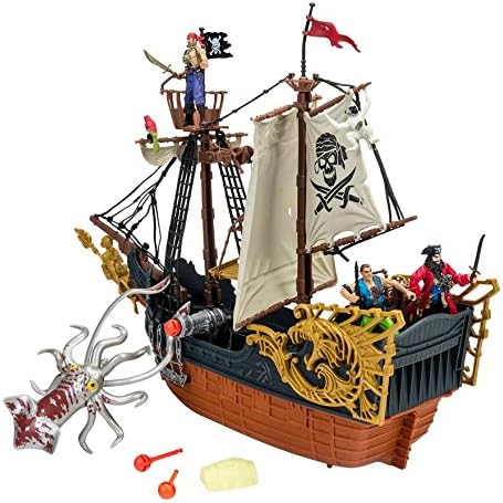deluxe captain pirate ship playset