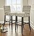 Linon Home Dcor Linon Home Decor Height Morocco, Driftwood Bar Stool, 17.72