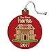 GRAPHICS & MORE Our New Home 2022 Gingerbread House on Red Wood Christmas Tree Holiday Ornament