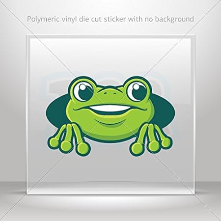 Download Amazon.com: Decals Stickers Frog In Hole Car door Hobbies Waterproof Racing Durable Racin (4 X 2 ...