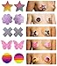 SoJourner Nipplecovers Rave Pasties - Nipple Covers Breast Petals for Women | Disposable Self Adhesive Cover [50 Mega Pack]