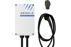 Grizzl-E Classic Level 2 Electric Vehicle (EV) Charger up to 40 Amp, UL Certified Indoor/Outdoor Electric Car Fast Wall Charging Station, NEMA 14-50 Plug, 24 feet Premium Cable, Avalanche Edition