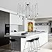 Light Society Tentacle 10-Light Chandelier Swag Pendant, Matte Black, Modern Industrial Lighting Fixture (LS-C105)