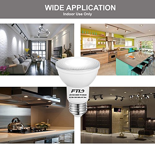 PAR20 LED Flood Bulbs, Dimmable 7W Spot Light Bulbs(50W Halogen Bulb