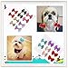 HAOKUN Pony Princess Dog Bows Hair Accessories with Clip Pet Grooming Products Puppy Small Bowknot Handmade Mix Styles Small Middle Hair Bows Topknot 32PCS/16Pairs (3) …
