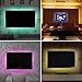 LED TV Backlight,LANMU USB Bias Lighting Device,Multi Color Adhesive Strip Lighting Kit for Flat Screen HDTV LCD,Desktop Monitors（Black）