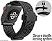 Catalyst compatible with Apple Watch Band 40mm 38mm, Breathable Silicone Sport Replacement Wrist Band Compatible for iWatch/Apple Watch Series 5/4/3/2/1 Stealth black