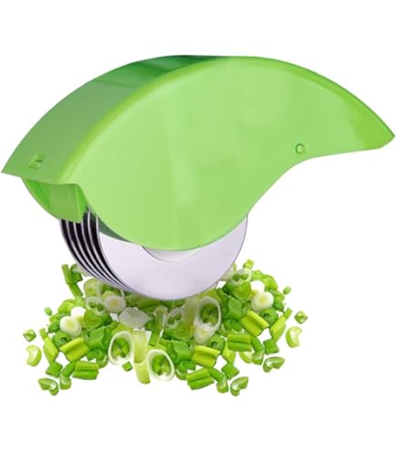 Hachoir à Herbes Manuel – 6 Lames Inox, Bol En PP – Pour Coriandre, Persil, échalote, Ail – Facile à Nettoyer