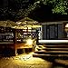GLW 50W LED Flood Light 12v-60v Landscape Lights Outdoor Waterprrof IP65 Warm White Outdoor Spotlight with Spike Stand