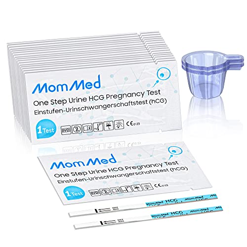 MomMed Pregnancy Test, 20Count Pregnancy Test Strips, HCG Test Strips