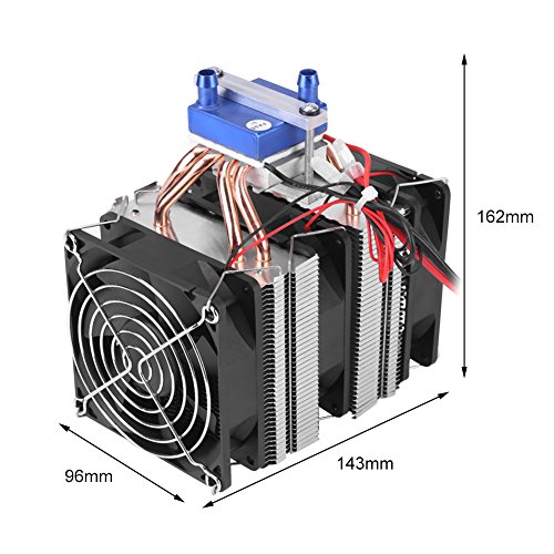 DC 12V Thermoelectric Cooler Semiconductor Refrigeration Machine Cooler Water Chiller Cooling Device for Fish Tank(180W) - Thumbnail 2