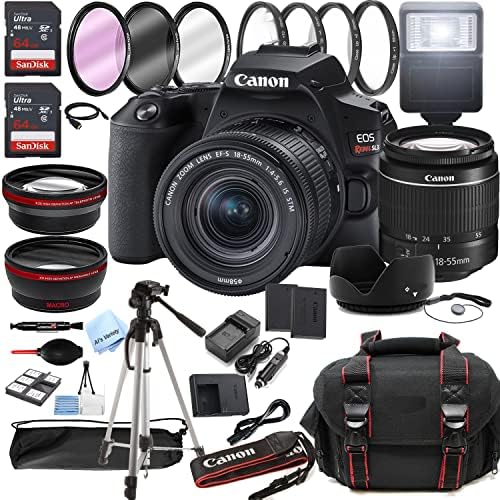 Canon EOS Rebel SL3 DSLR Camera w/EFS 1855mm F/45.6 is STM Zoom Lens