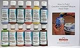 Duncan CNKIT-3 Concepts Underglaze Paint Set, 12 Best Selling Colors in 2 Ounce Bottles with Free How To Paint Ceramics Book