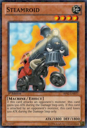 Yu-Gi-Oh! - Steamroid (BP02-EN037) - Battle Pack 2: War of the Giants - 1st Edition - Mosaic Rare