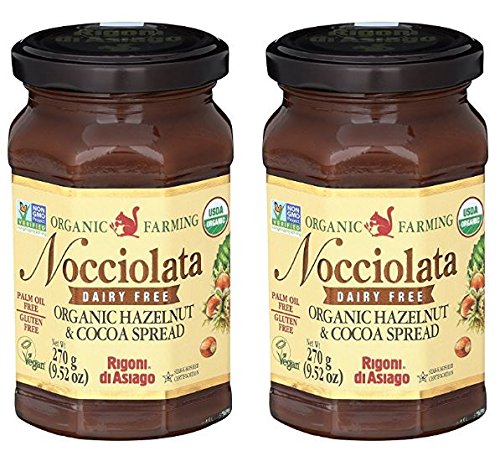 Rigoni Di Asiago Nocciolata DAIRY FREE Organic Hazelnut & Cocoa Spread, 9.52 Ounce Jar (Hazelnut Coc - //medicalbooks.filipinodoctors.org