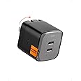 Spigen GaN III 352 35W 2 Ports Compact Foldable Dual USB C Wall Charger PD PPS Fast Charging Block Adapter for iPhone 16 Plus Pro Max 15 14 Mini iPad Air AirPods Galaxy S25/S24 Fold/Flip 6 Pixel 8a 8