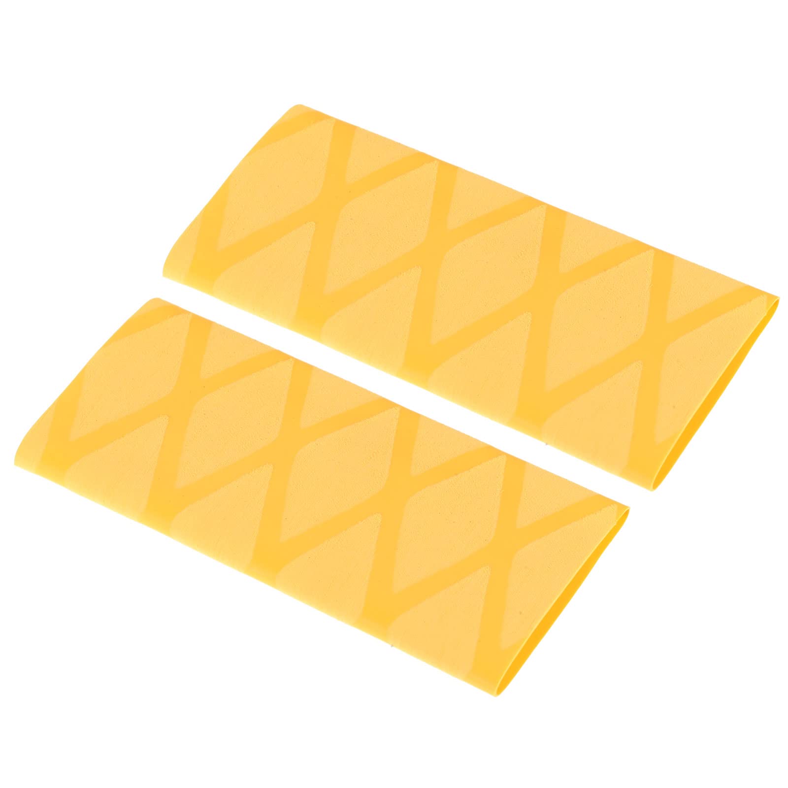 PATIKIL Table Tennis Racket Grip Tape, 2 Pack Ping Pong Paddle Overgrip Sweat Absorbing Soft for Gripping Handle, Yellow