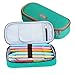 Pencil Case, LOYMR Student Pen Pencil Case Desktop Office Storage Organizer Pen Pencil Holder Organizer Basket Coin Purse Pouch Cosmetic Makeup Bag（Green）