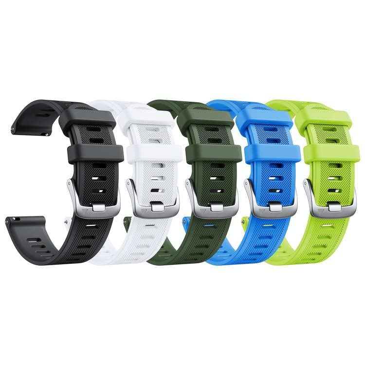 NotoCity for garmin forerunner 245/645 Strap, Soft Silicone Replacement Strap for Garmin Forerunner 158/Vivoactive 3/Garmin Venu/Vivomove HR/Approach S40/S12