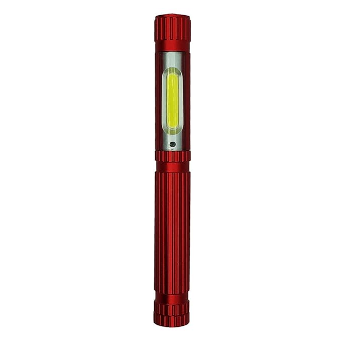 GLCHQ 3W COB LED-Aluminiumkörper-wiederaufladbares Arbeitslicht dünne tragbare Nottaschenlampe 160Lm eingebaute Batterie 3.7V