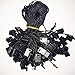 Hang Tag Fasteners - Black Nylon String with Plastic Lock - 500 Pieces - Hang Tag String - Price Tag Fasteners - Snap Lock Tag Fastener